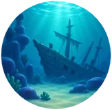 Shipwreck backdrop