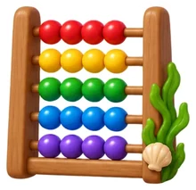 Abacus sticker