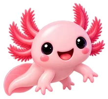 Axolotl sticker