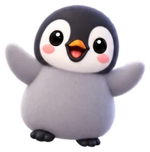 Penguin sticker