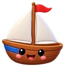 Sailboat sticker