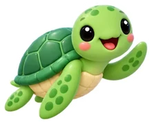 Sea turtle sticker