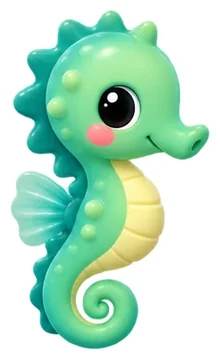 Seahorse sticker