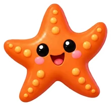 Starfish sticker